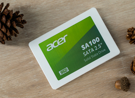 Acer SA100 SATA III 6 GB/s SSD in 120 GB / 240 GB / 480 GB / 960 GB / 1.92 TB