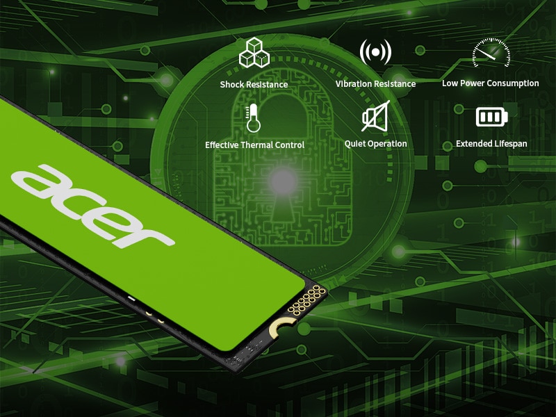 Acer FA200 PCle 4.0 Gen 4 NVMe SSD Solid State Drive