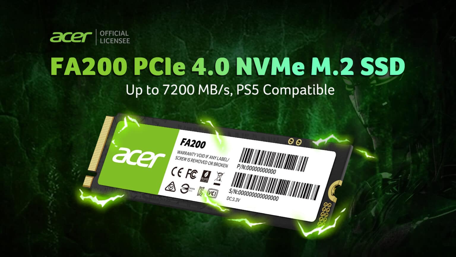 Acer Storage Official SSD and DRAM Memory