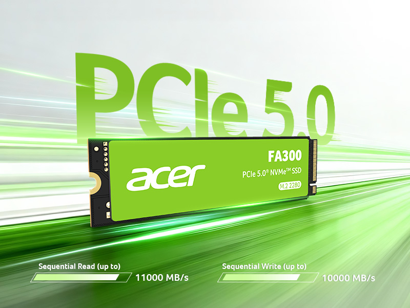Acer FA300 Gen5 – hiệu năng vượt trội cho edit video và render 3D