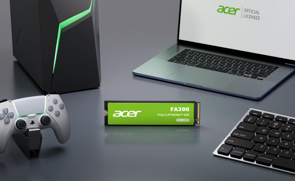 Acer FA300 PCIe M.2 SSD for laptops, destops and PS5