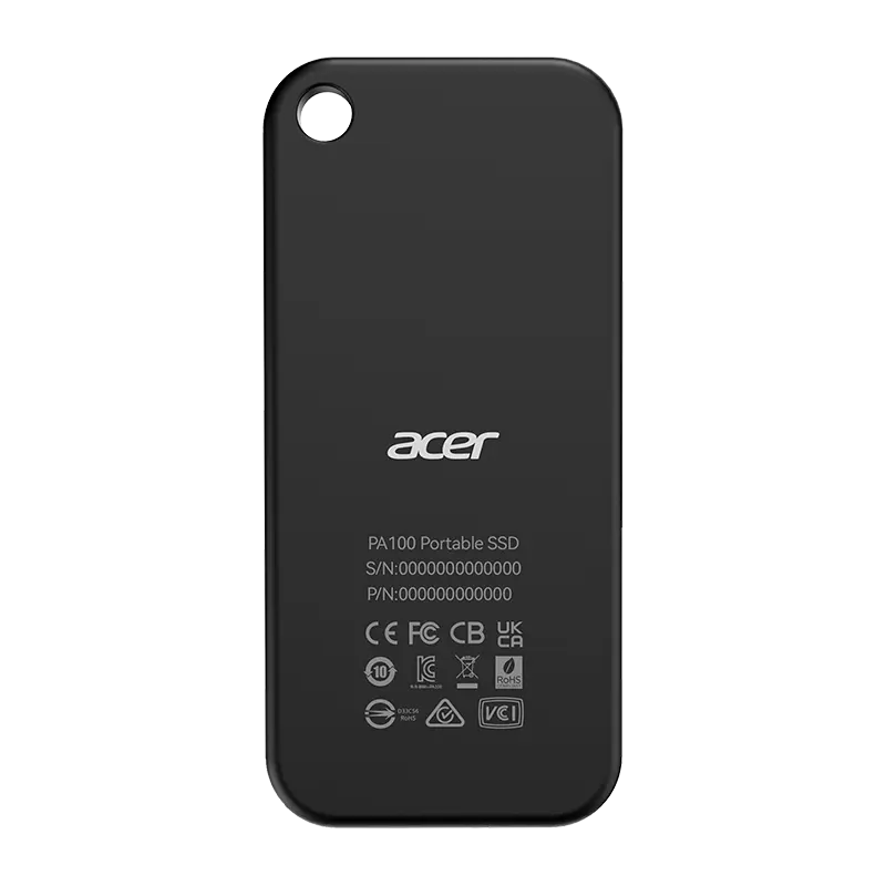 Acer PA100 Portable SSD - USB 3.2 External SSD Up to 2TB